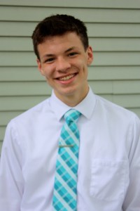 My mission papers photo (above). My new name tag (below).