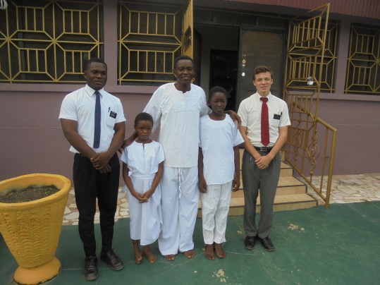 2017 6 5 Elder Naawu and Ben with the Joseph Gogo, Sandra, and Amanda