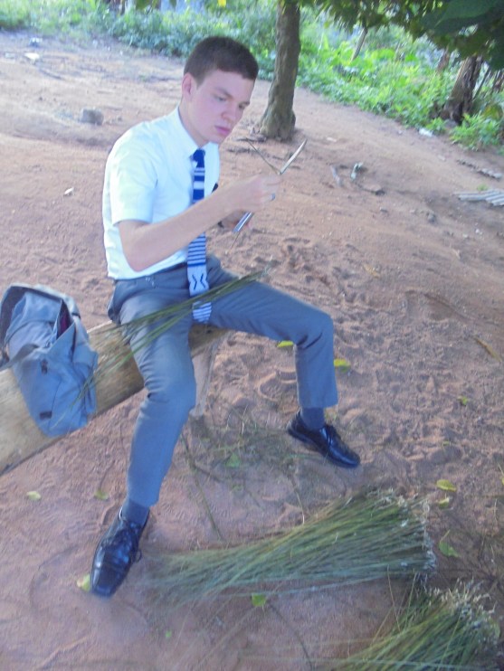 2017 9 4 Me making brooms